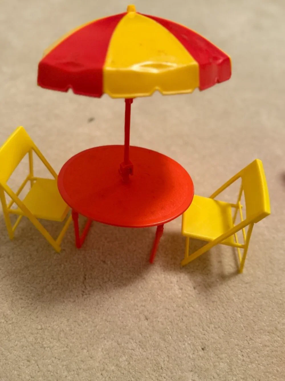 Arco Barbie vintage patio/pool furniture - chairs, chaise, table,umbrella, grill